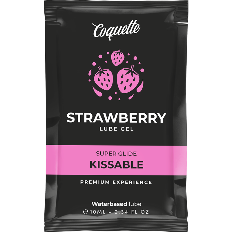 Le Lubrifiant Kissable à la Fraise de Coquette Cosmetics: Plaisir Premium en Format Poche