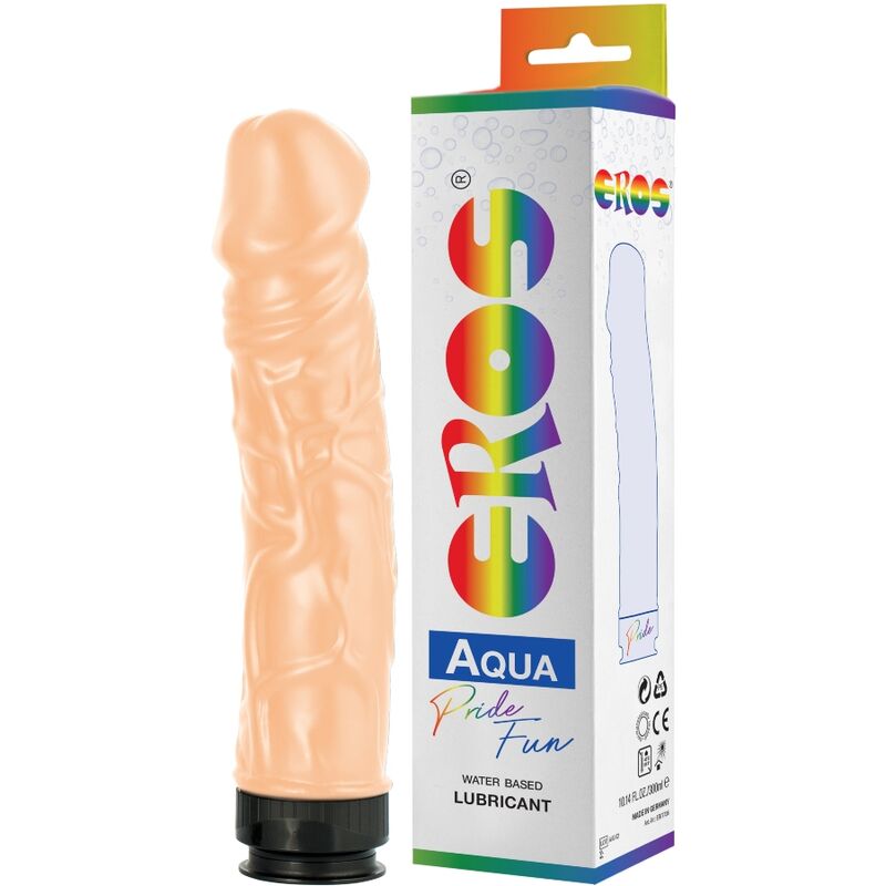 Découvrez le Duo Sensuel : Dildo et Lubrifiant PRIDE – EROS AQUA LGBT Palpitants