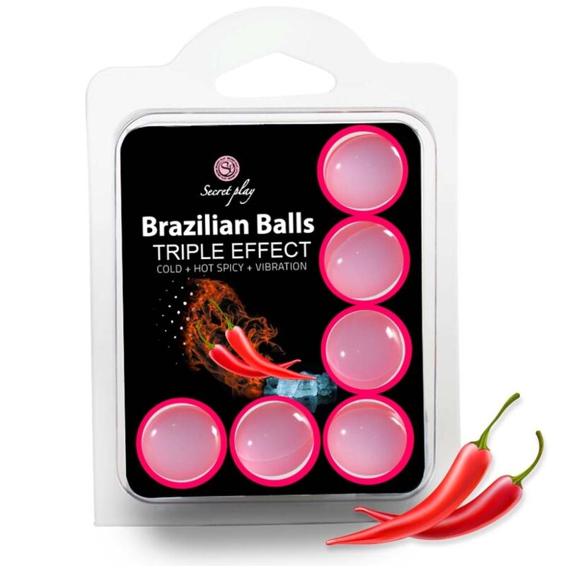 Découvrez l’expérience sensuelle des balles brésiliennes avec le SECRETPLAY – SET 6 BALLES BRÉSILIENNES TRIPLE EFFET