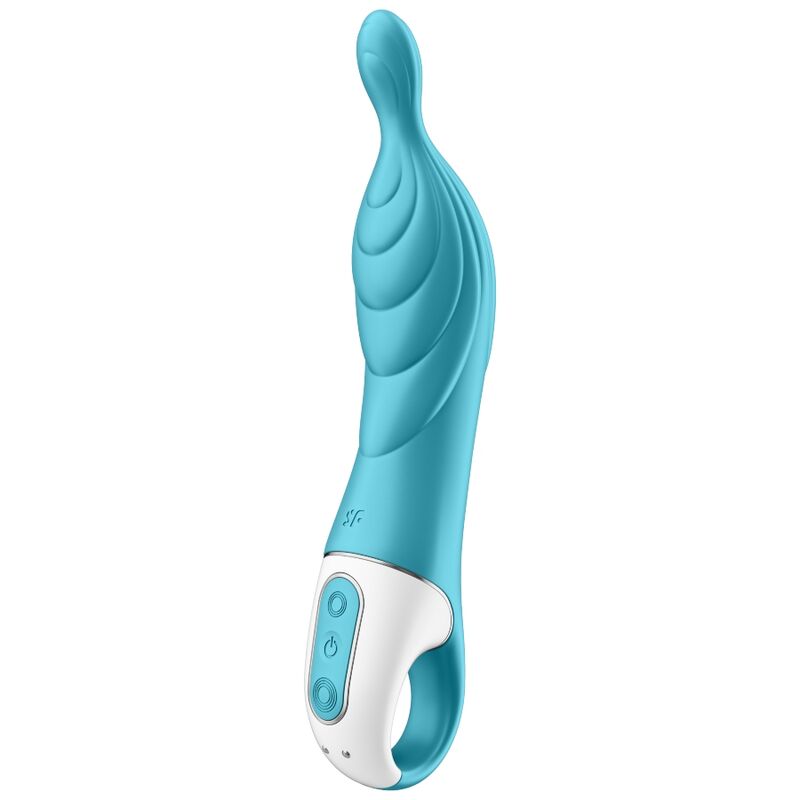 Découvrez le Satisfyer A-Mazing 2 : vibromasseur ultime pour le point A en turquoise