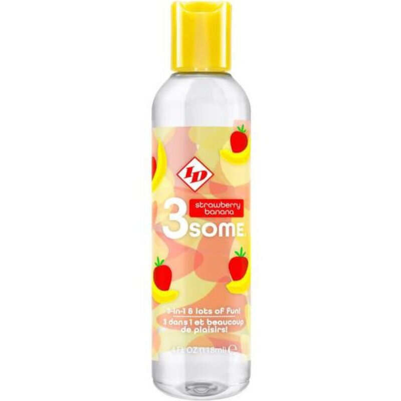 Découvrez l’ID 3SOME – Bouteille Fraise Banane 4 fl oz: Plaisir et Sensations Inoubliables