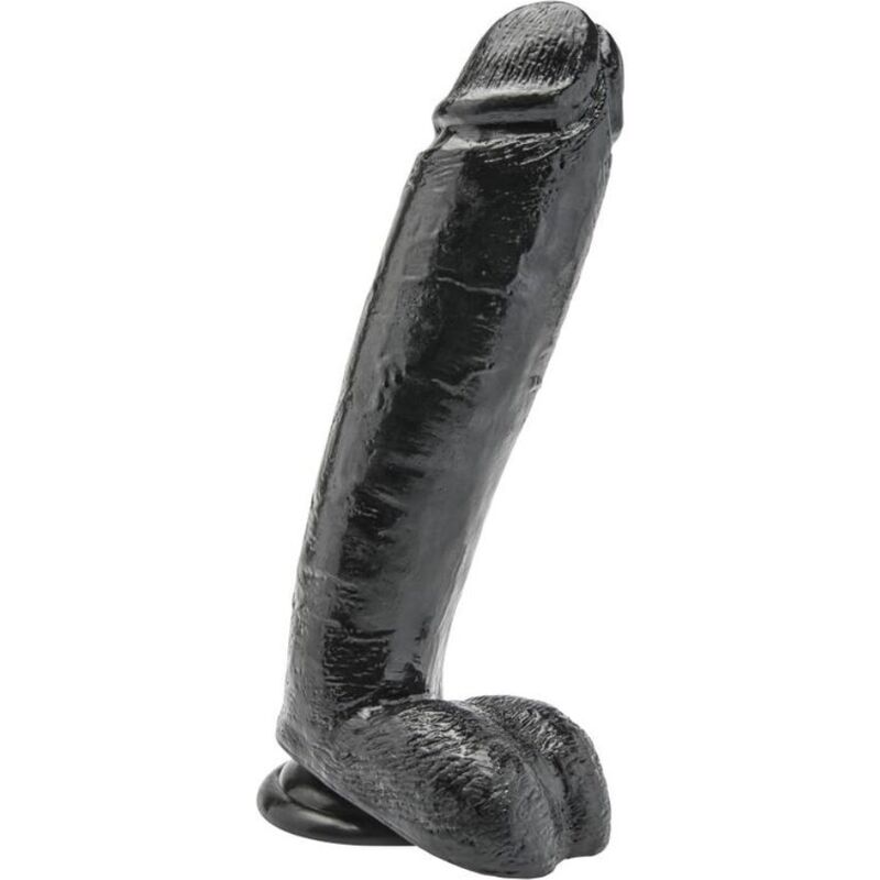 Découvrez le Get Real – Gode 25,5 cm avec boules noires : Une expérience sensorielle sensationnelle
