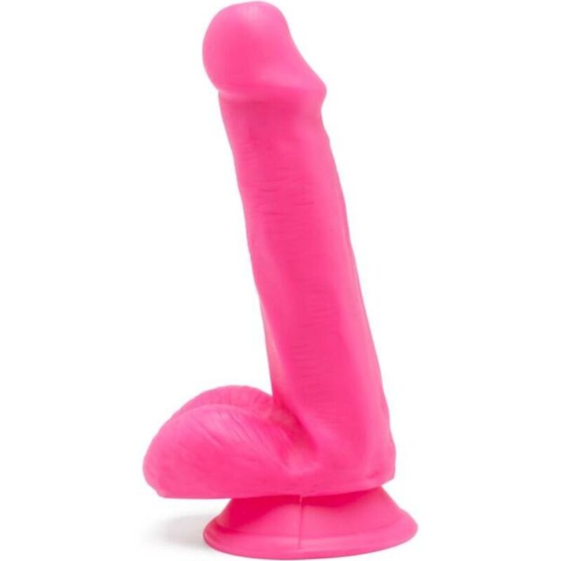 GET REAL – GODE HAPPY DICKS 12 CM BALLES ROSE: Un Plaisir Réaliste et Coloré