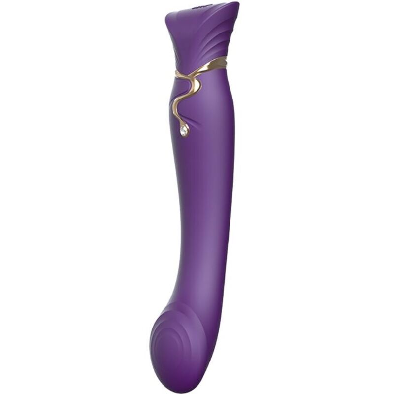 Découvrez le Luxueux Vibromasseur ZALO REINE G-SPOT PULSE WAVE VIBE VIOLET