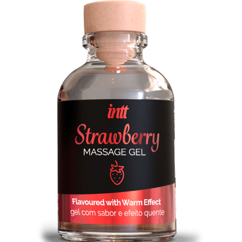 Douceur et Chaleur: Gel de Massage Fraise INTT pour des Plaisirs Intimes