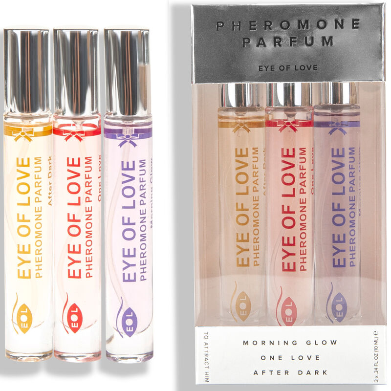 Découvrez le set de 3 parfums Eye Of Love EOL PHR 10ml : une séduction envoûtante !