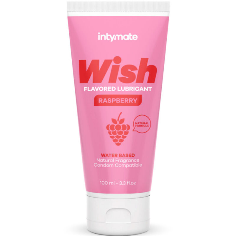 Gel Lubrifiant Intymate Wish Saveur Framboise : Plaisir Fruité et Sensuel