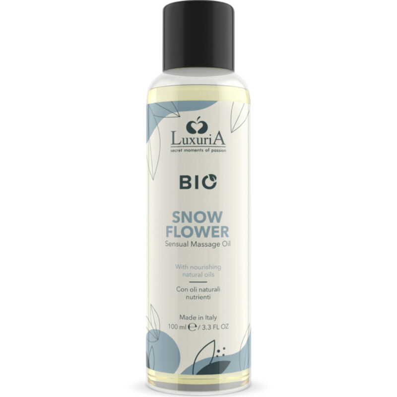 Découvrez l’Huile de Massage Bio Fleur des Neiges de Luxuria