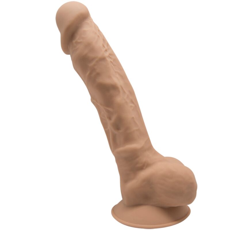 SILEXD – MODÈLE 1 PÉNIS RÉALISTE PREMIUM SILEXPAN SILICONE CARAMEL 17.5 CM: Une Révolution Sensuelle