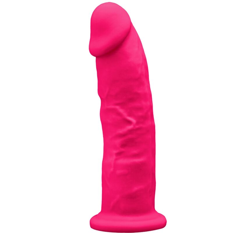 Découvrez le Gode Réaliste Premium SILEXD –  Modèle 2 Pénis en Silicone Fuchsia 19 cm