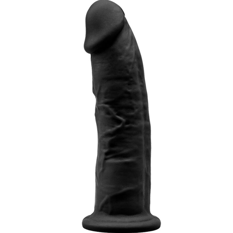 Découvrez le Gode Réaliste Premium SilexD Modèle 2 en Silicone Noir 15 cm