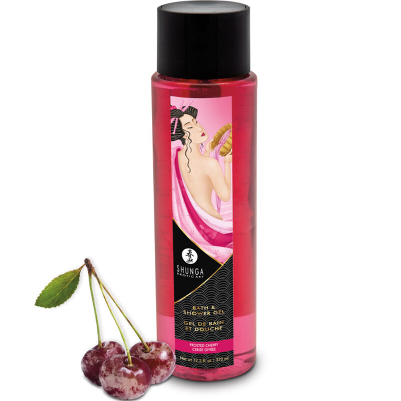 Le Plaisir de la Cerise dans Votre Bain : Gel Bain & Douche Shunga Cerise Givrée 370 ml