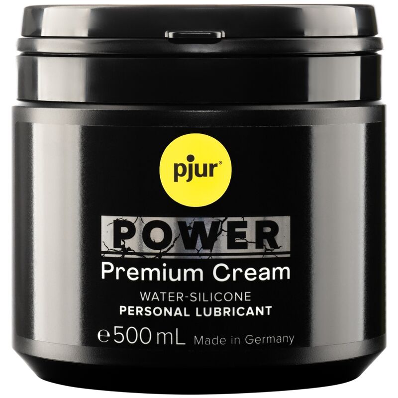 Découvrez le Lubrifiant Personnel Power Premium PJUR en Crème 500 ML