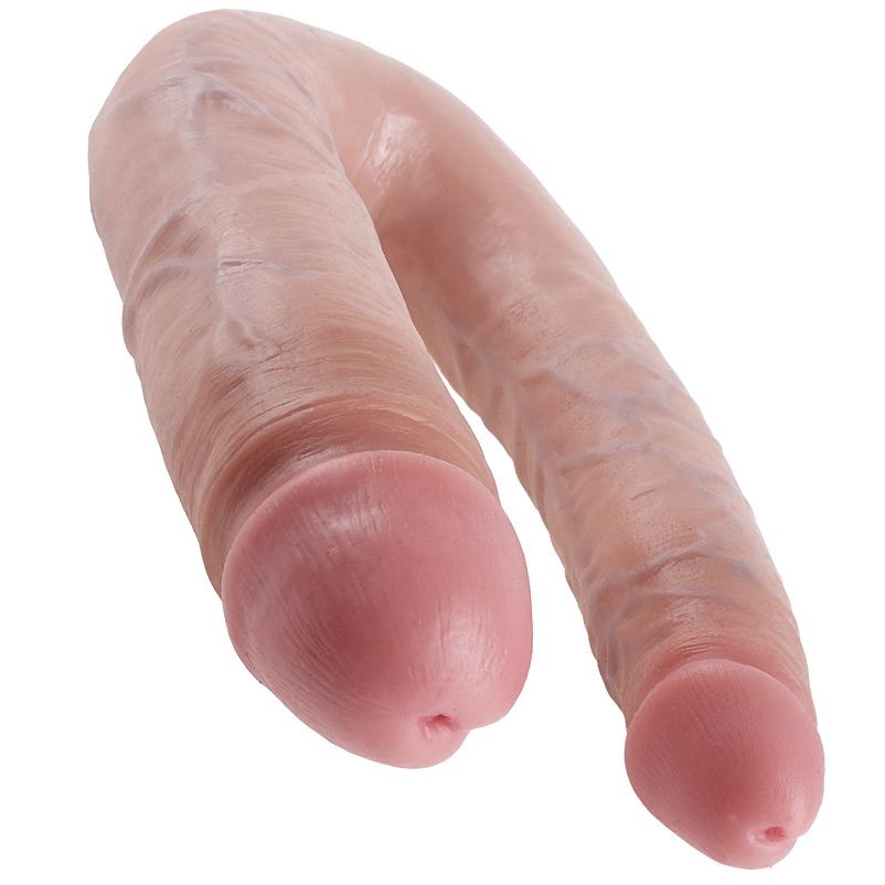 Découvrez l’Exaltation du Plaisir avec le King Cock – Gode Double Pénétration 17.8 cm Naturel