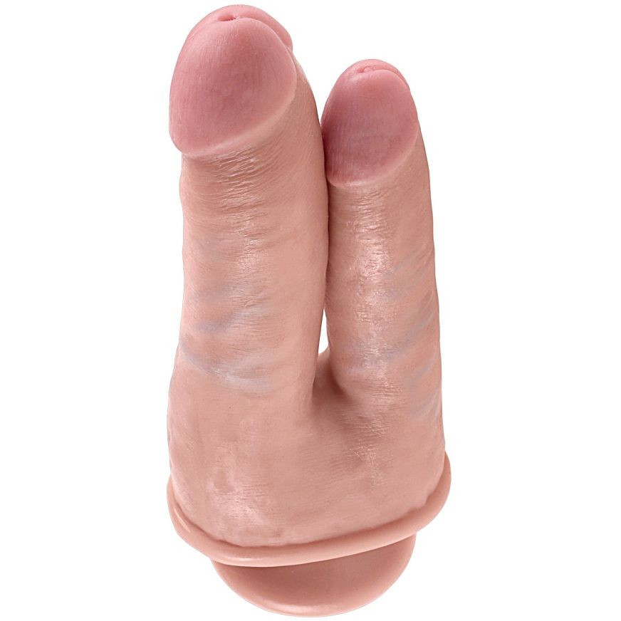 KING COCK – DOUBLE PÉNÉTRATEUR CHAIR : Le Dildo Ultime pour des Plaisirs Intenses
