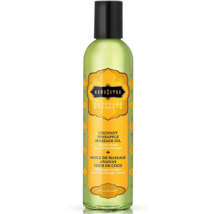 L’Art Sensuel du Massage avec l’Huile de Massage Piña Colada de Kamasutra Naturals