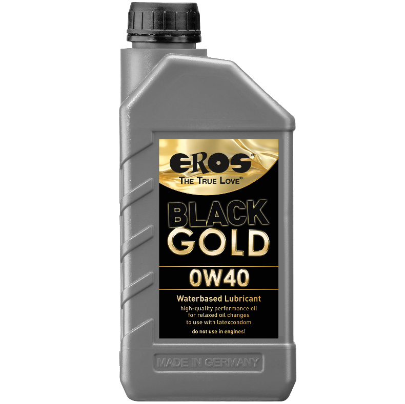 Éveillez vos sens avec EROS – BLACK GOLD 0W40 : Le lubrifiant haut de gamme à base d’eau