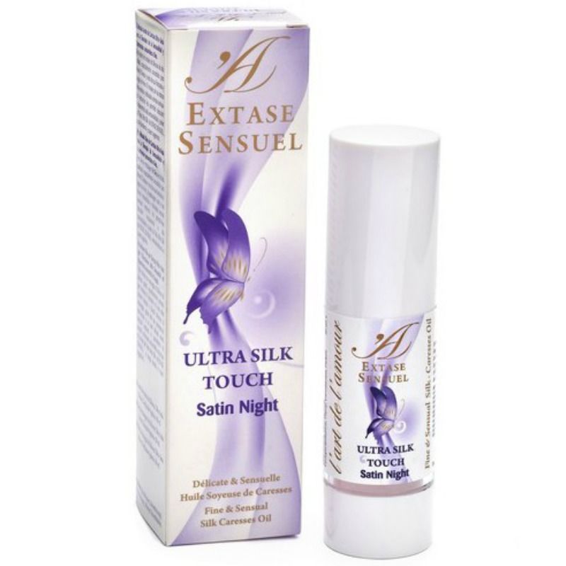 Élevez Votre Expérience Sensuelle avec l’Huile de Massage de Nuit Satinée Ultra Soie Extase Sensuel