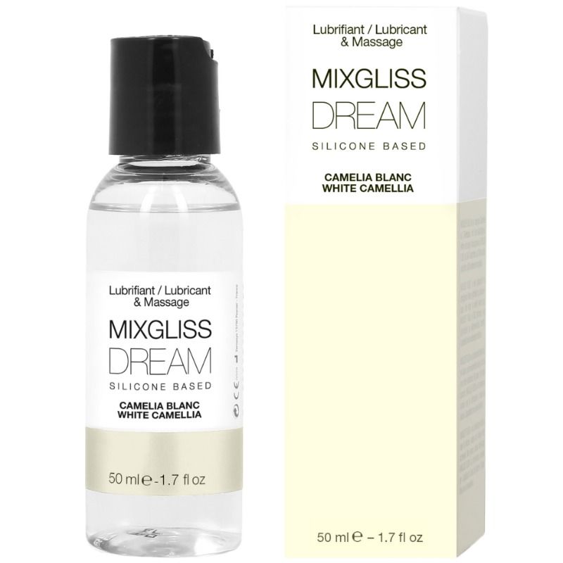 Découvrez le MIXGLISS – LUBRIFIANT SILICONE CAMELIA BLANC DREAM 50 ML : Un Must-have Sensuel de Qualité Supérieure