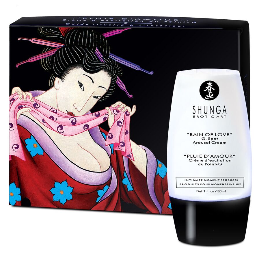 Découvrez des sensations inégalées avec la crème stimulante SHUNGA RAIN OF LOVE POINT G