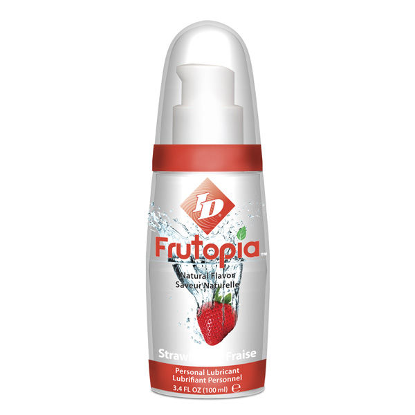 ID FRUTOPIA – Lubrifiant Fraise 100ml : Une expérience délicieuse pour des moments intimes inoubliables